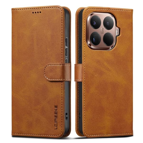 LC.IMEEKE Xiaomi 15T Pro Plånboksfodral Konstläder - Gul