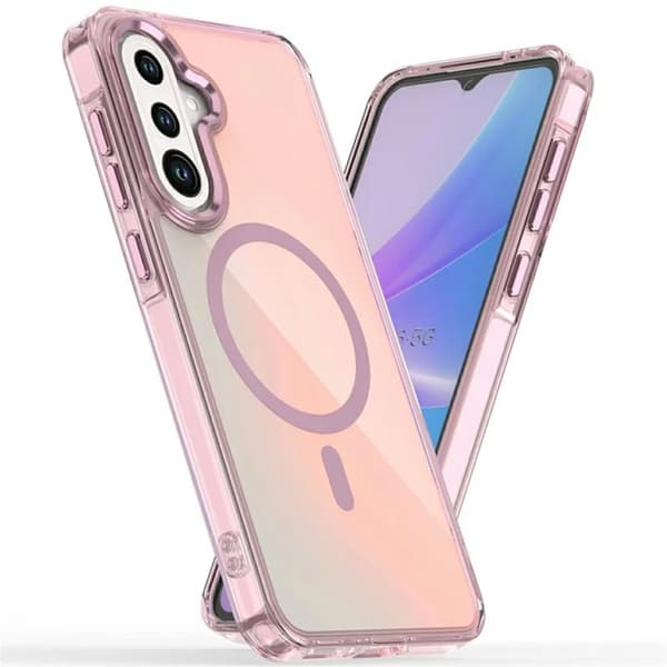 Mobilskal till Galaxy S25 FE Magsafe TPU - Rosa Rosa