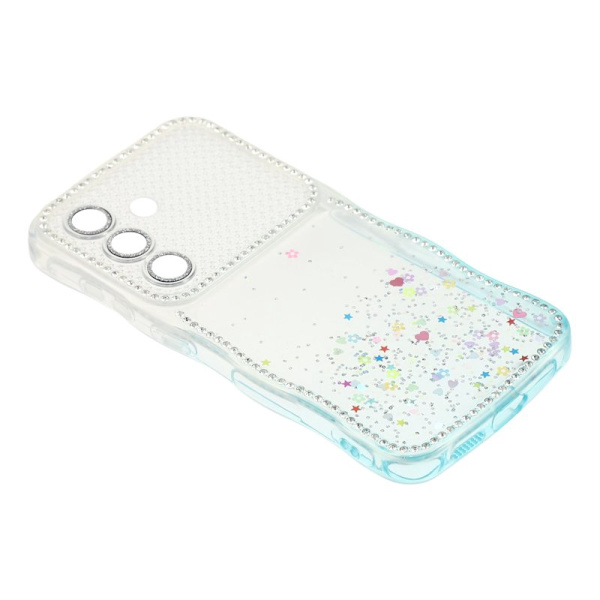 Mobilskal för Samsung Galaxy S26 Plus Glitter TPU - Gradient Blå