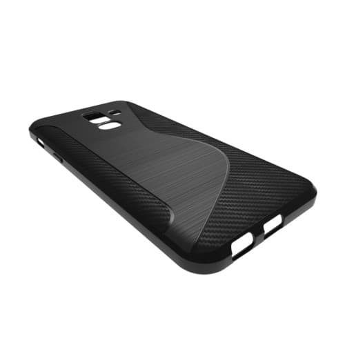Flexicase Mobilcover Til Samsung Galaxy A6 Plus (2018) - Sort Black
