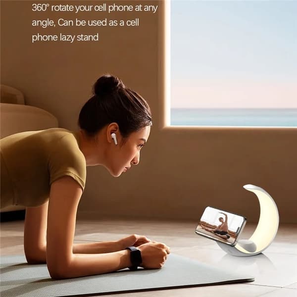 3-in-1 Trådlös Laddare Samsung Galaxy Watch Buds Vit