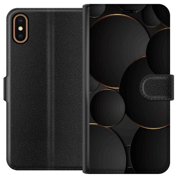 Plånboksfodral till Apple iPhone X med Lyxig Cirklar