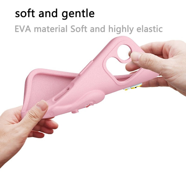 D.G Ming Mobilskal till iPhone 16 Pro Max Kickstand Shockproof EVA - Rosa