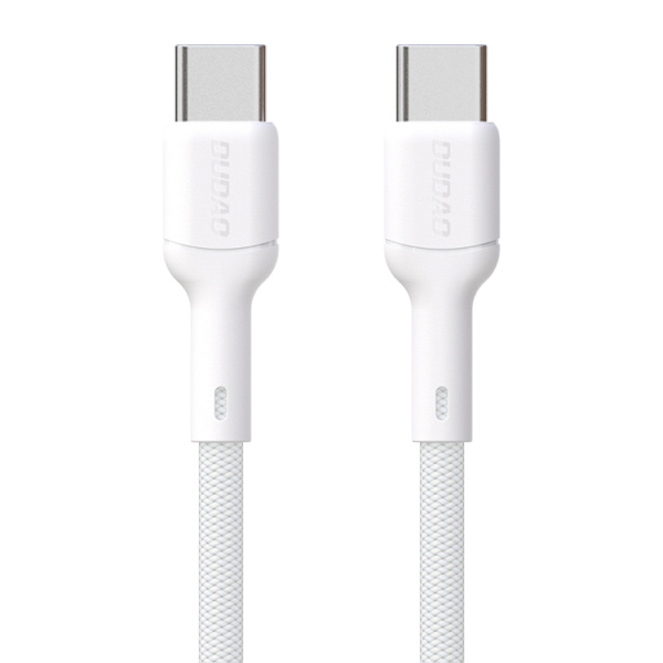 Dudao USB-C - USB-C 65W Kabel 1m L9C - Vit Vit
