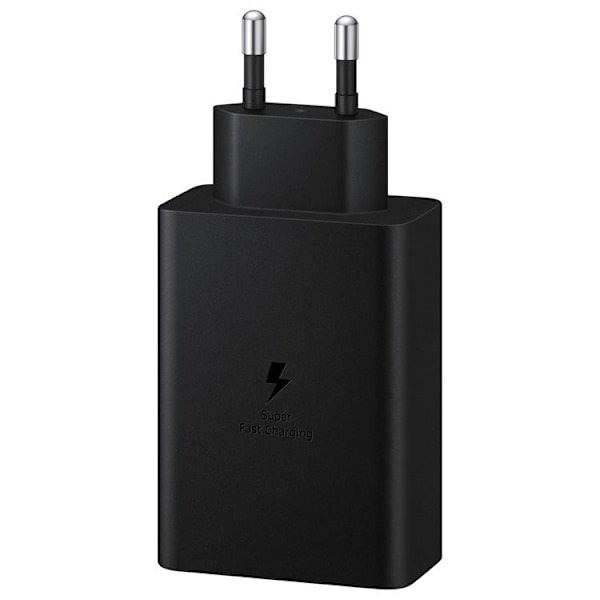 Samsung Väggladdare 65W USB Till 2x USB-C 65W - Svart