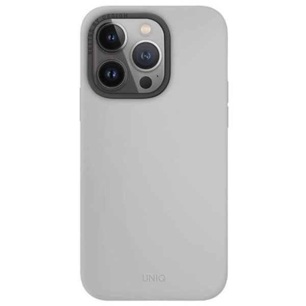 UNIQ iPhone 15 Pro Max Mobilskal Magsafe Lino Hue - Ljusgrå