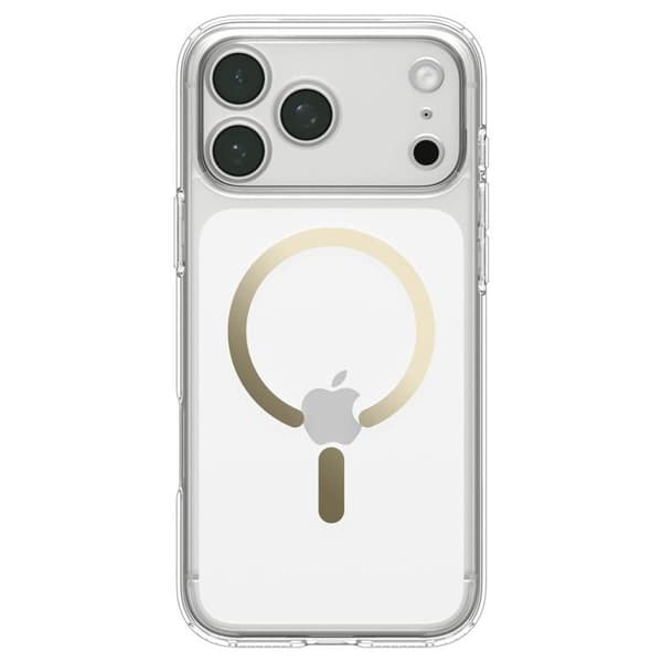 Spigen Mobilskal För iPhone 18 Pro/17 Pro Magsafe Ultra Hybrid - Clear/Guld