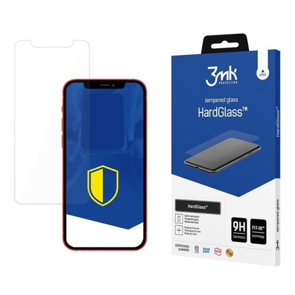 3MK iPhone 12/12 Pro Härdat Glas Hard Glass