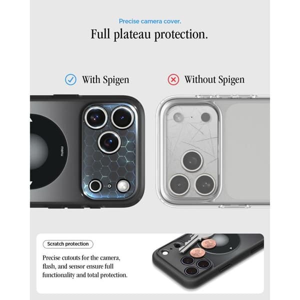 Spigen Mobilskal För iPhone 18 Pro/17 Pro Magsafe Ultra Hybrid Classic - Svart