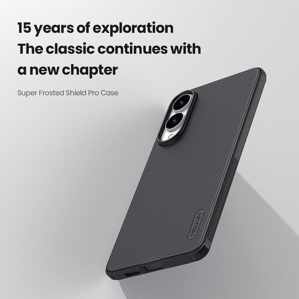 NILLKIN Frosted Shield Pro Mobilskal till Samsung Galaxy S25 Edge Grön