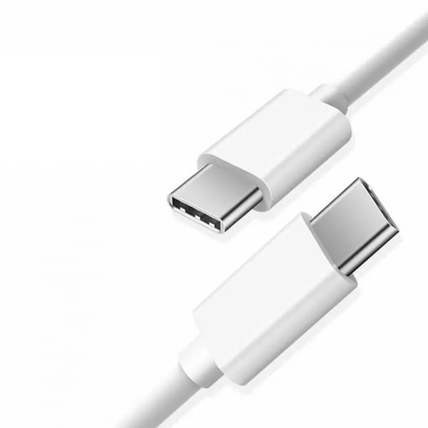 SiGN USB-C til USB-C Kabler 60W 2m - Hvid Vit