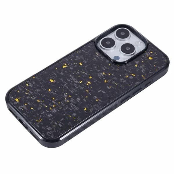 Mobilskal till iPhone 16 Pro Max Aramid Fiber Forged - Guld Guld