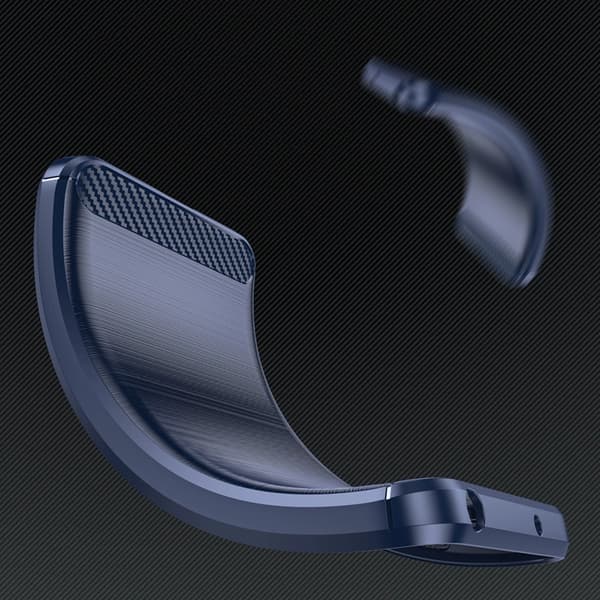 Mobilskal till iPhone 16 Pro Silikon Carbon - Blå Blå