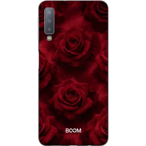 Mobilskal till Samsung Galaxy A7 (2018) med Crimson Rose