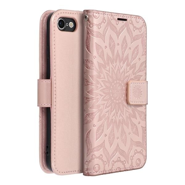 Forcell iPhone 7/8/SE (2020/2022) Plånboksfodral Mezzo - Mandala Rosa guld