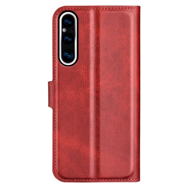 Sony Xperia 1 V lompakkokotelo Folio Flip Calf - punainen