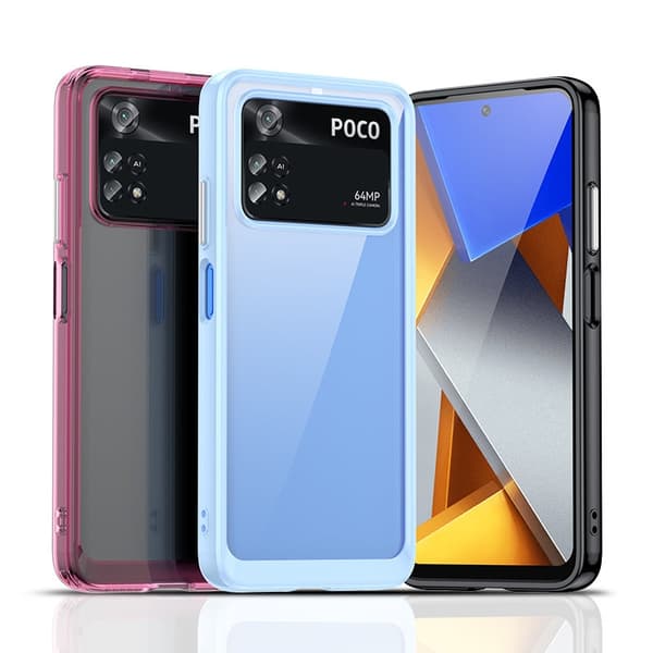 Xiaomi Poco M4 Pro Kuori Flexible Outer Space - Musta Svart