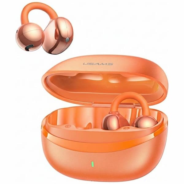 USAMS TWS In-Ear Høretelefoner Bluetooth 6.0 Echo Clip-on R03 - Orange Orange