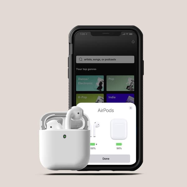 VRS DESIGN Modern Skal Apple Airpods - Vit White
