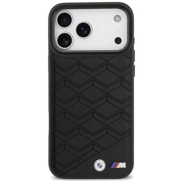 BMW telefontaske til iPhone 17 Pro Max MagSafe M Shape Logo - Sort Svart