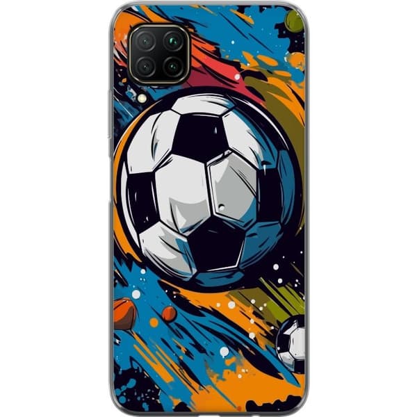 Mobilskal till Huawei P40 lite med Fotbollar
