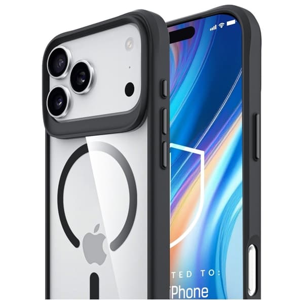 3MK Mobilskal till iPhone 17 Pro Max MagSafe Satin Armor - Transparent Transparent