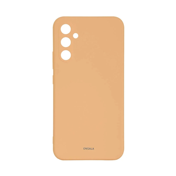 Onsala telefonetui til Galaxy A35 5G Silicone Feeling - Abrikos Orange