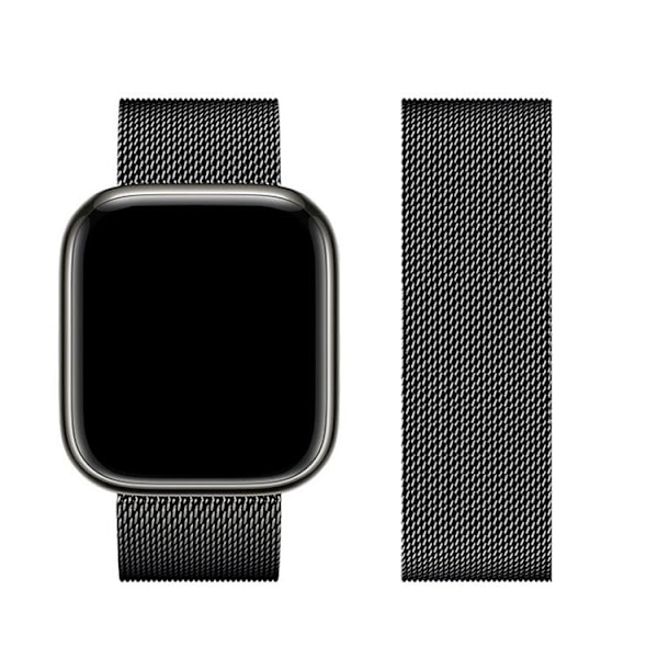 Forcell Apple Watch (38/40/41mm) Armband F-Design - Svart Svart