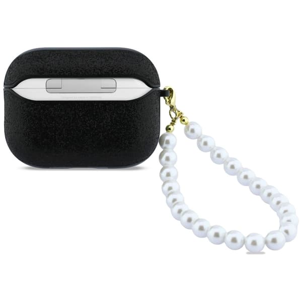 Guess AirPods Pro 3 Taske Glitter Perlerem Svart