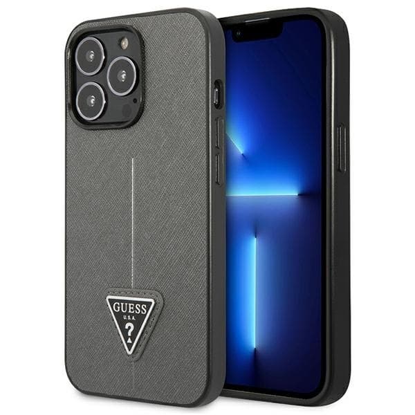 Guess telefontaske til iPhone 13 Pro/13 MagSafe SaffianoTriangle-logo