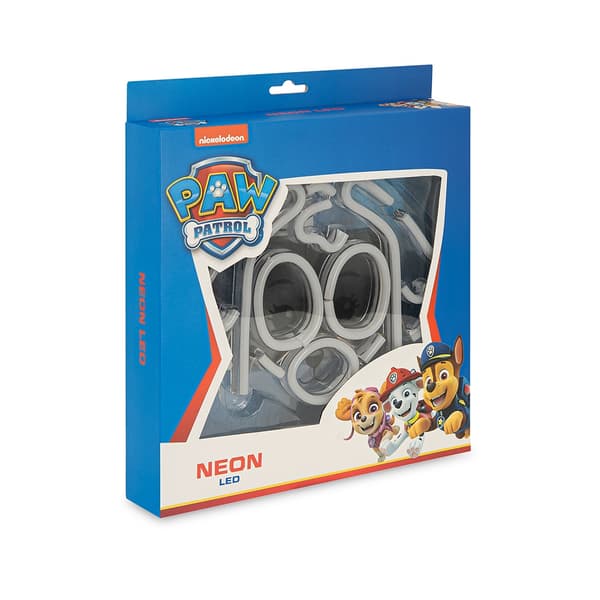 Paw Patrol Neon LED Skye – 25×25 cm med Stativ & USB-ström multifärg