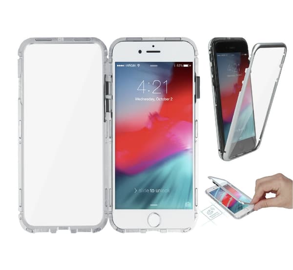 iPhone 11 Pro Max - Magnetiskt Fullglas 360/Bumper Fodral Transparent