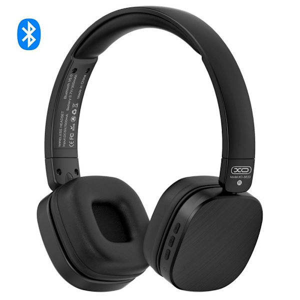 Trådlösa Stereo Bluetooth V5.0 Hörlurar, 20 Timmars Musiktid XO Svart