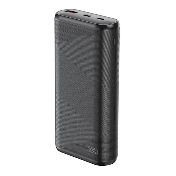 Snabbladdning 20000mAh QC18W - PD 20W USB-C Powerbank Svart