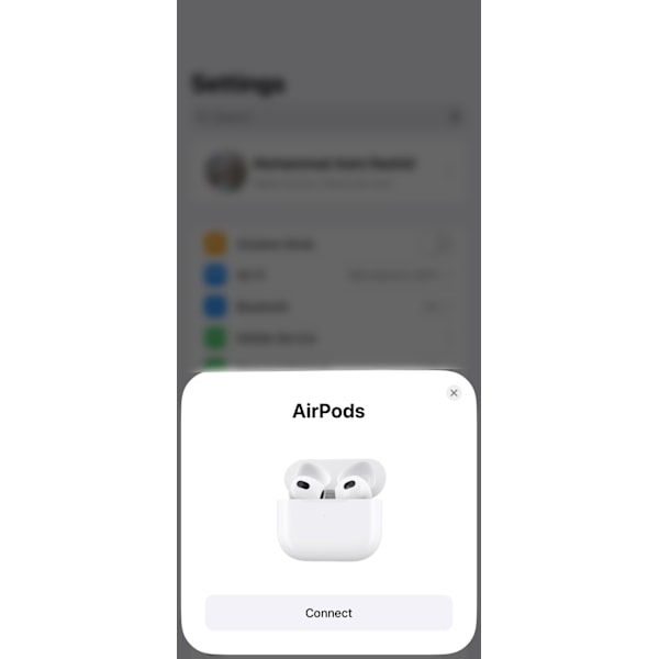 Earpods 5.3 Digitala trådlösa Bluetooth hörlurar med brusreducering och trådlös laddning Vit
