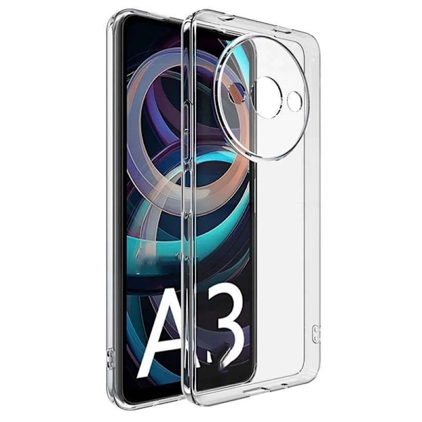 Xiaomi Redmi A3 (4G) - Mjuk Transparent Slim Skal Transparent