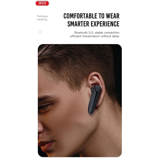 Trådlös Bluetooth-hörlurar DEVIA Smart 4.2 - Vit Svart