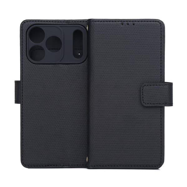 Smart Triangle iPhone 18 Pro Max / iPhone 17 Pro Max Plånboksfodral – Svart Svart