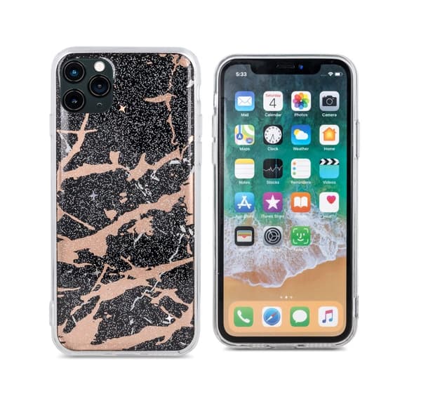 iPhone 11 Pro Max - Trendy Marmur Skal - Svart Svart