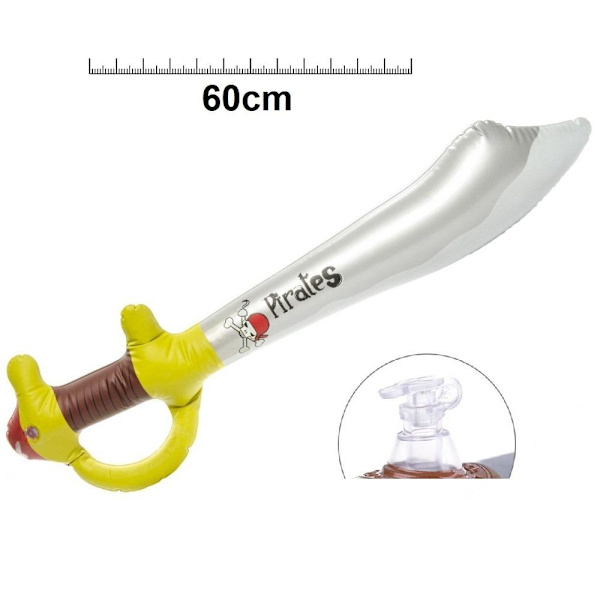 60cm Fashion Uppblåsbart Piratsvärd Barnleksak multifärg