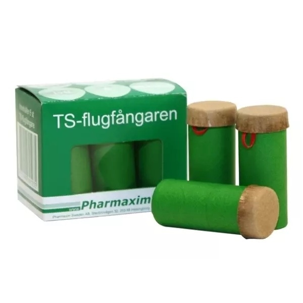 6-pack Ts-flugfångare Remsor Brun