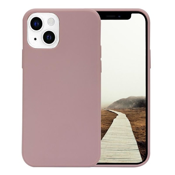 iPhone 12 / iPhone 12 PRO - Matt TPU Mjuk Skal - Pulverrosa Rosa