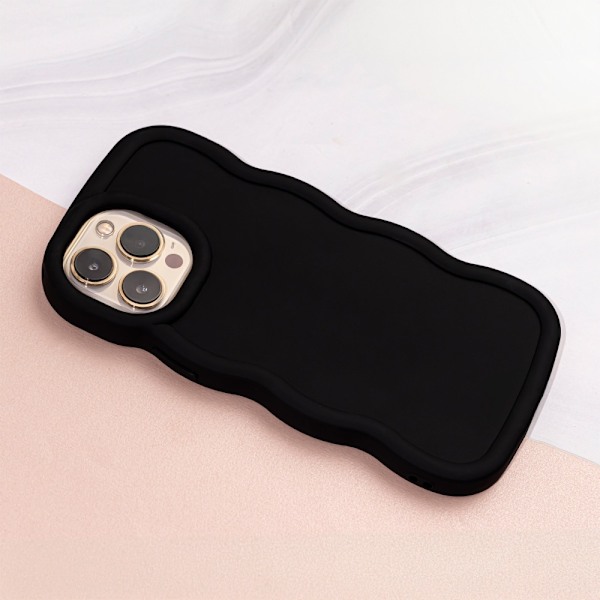 iPhone 11 - Skyddande Candy Mjuk Skal Svart Svart