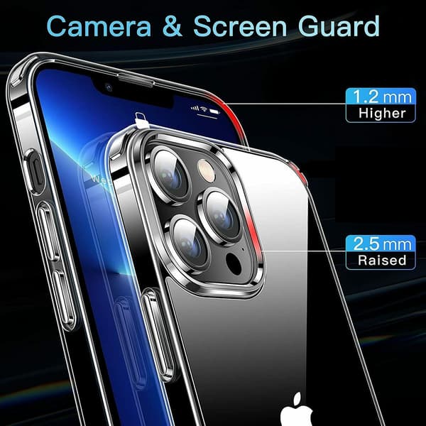 iPhone 13 - Transparent 1,8 mm Mjuk Skal Transparent