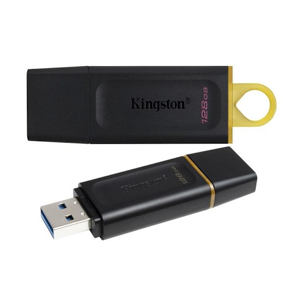 128GB USB 3.2 Kingston Exodia USB-minne Pendrive Svart