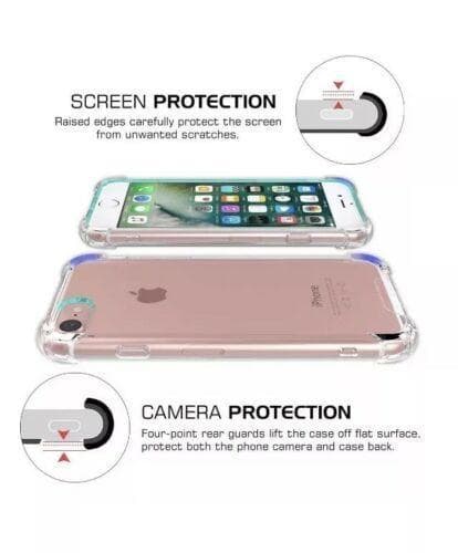 iPhone 7 Plus / 8 Plus - Bumper Extra Stöttåligt Skal Transparent
