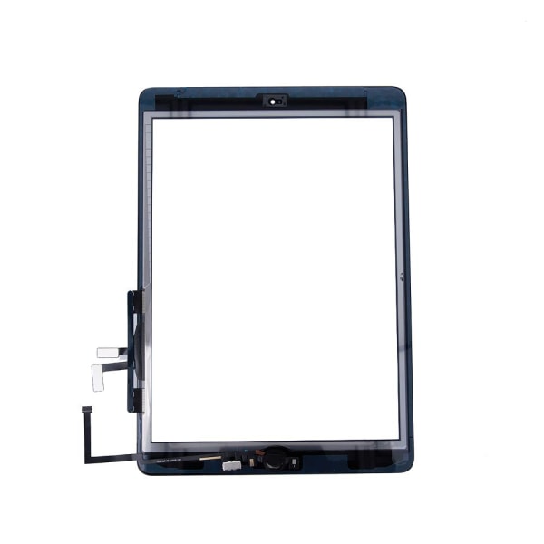 iPad 5 9,7" 2017 (A1822, A1823) Pekpanel - Svart Transparent