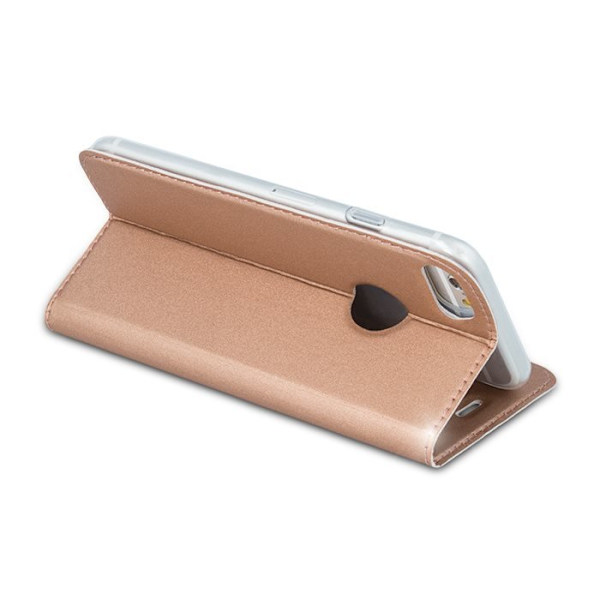 iPhone 6 / 6s - Smart Premium Case Mobilplånbok - Roseguld Rosa guld