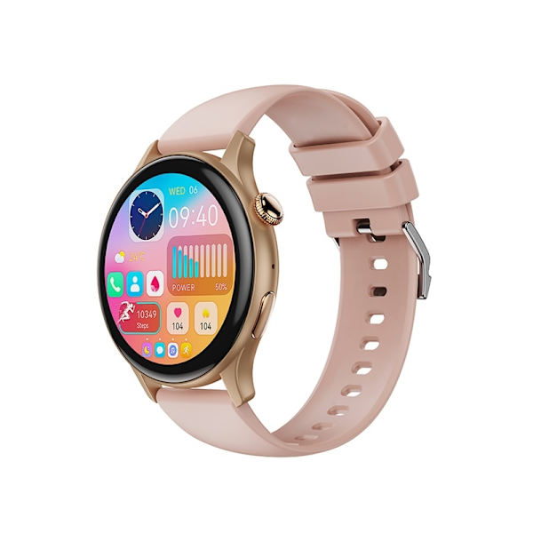 XO J6 SmartklockaAMOLED-skärm Vattentät, aktivitetsmätare Rosa guld