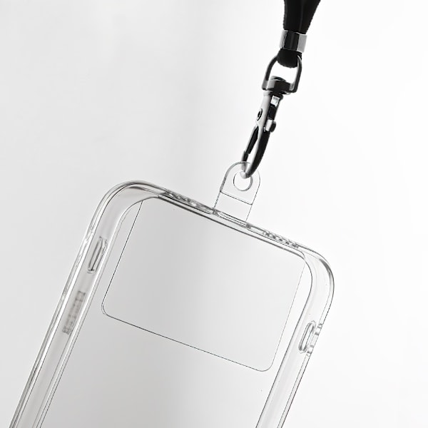 Universal 5-Pack Strap insert / bandinsats för mobilskal, nackremsinsats Transparent